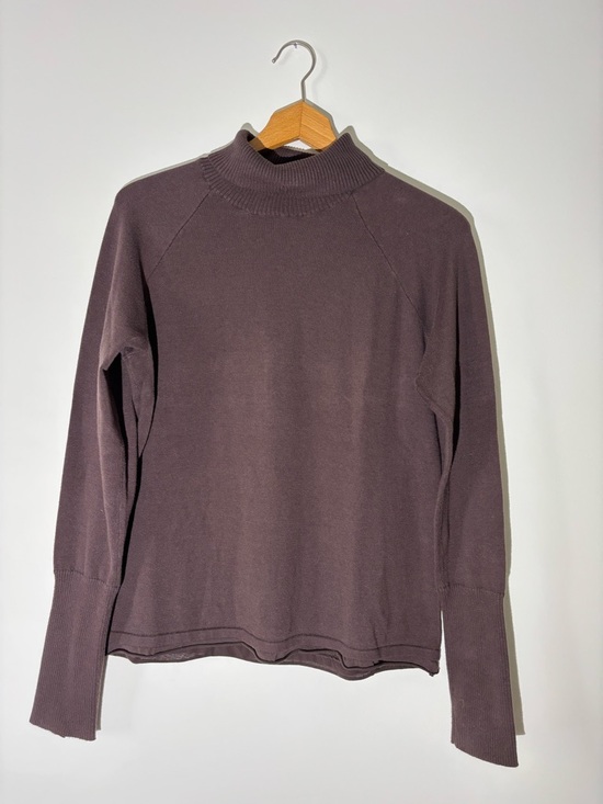 Athleta Sweaters - Athleta Mock Neck Long Sleeve Sweater in Brown Size XL